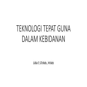 TTG Kebidanan Pada Masa Kehamilan, Persalinan, NIfas dst.pptx