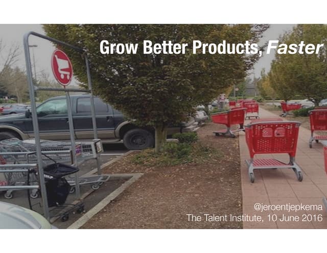 The Talent Institute - Grow Better Products, Faster