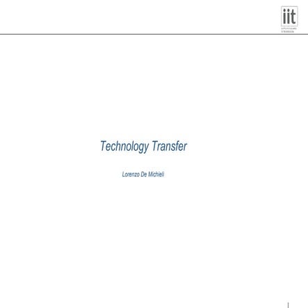 Technology Transfer Establishment