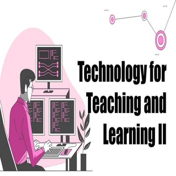 The technology for teaching and learning 2 | PPT