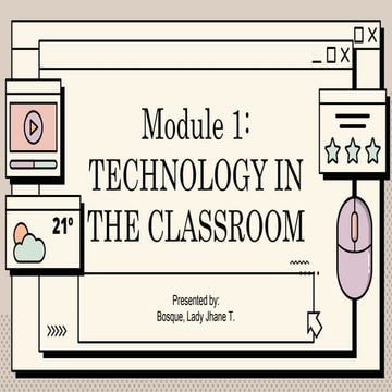 Technology in the classroom | PPTX