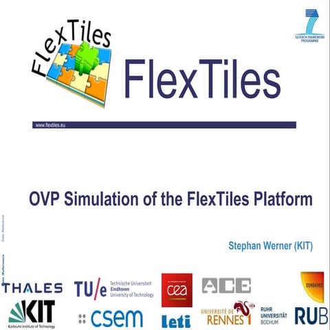Adaptive Hardware and Systems (AHS'14) - FlexTiles OVP Demo