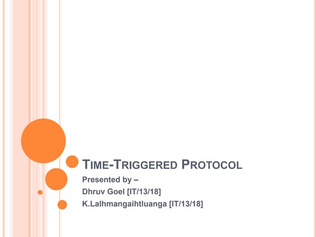 Time Triggered Protocol