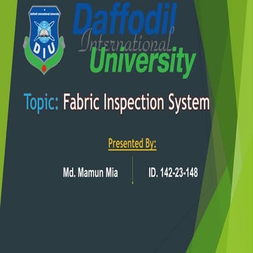 Fabric Inspection System (TTQC)
