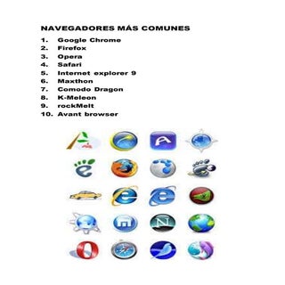 navegadores trabajo de tic 