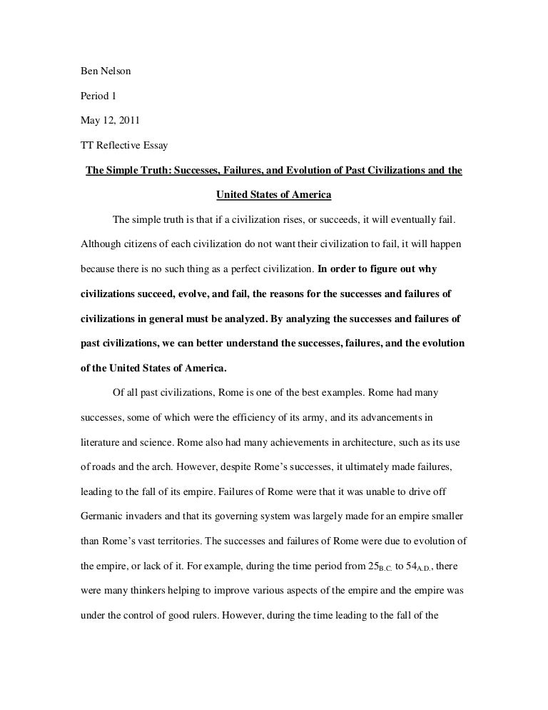 Essay Proposal Example Example Of An Essay With A Thesis Statement also Sample High School Essay Reflective Paper Health Needs Assessment Essay