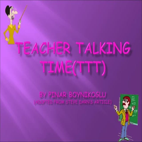 Teacher Talk Time
