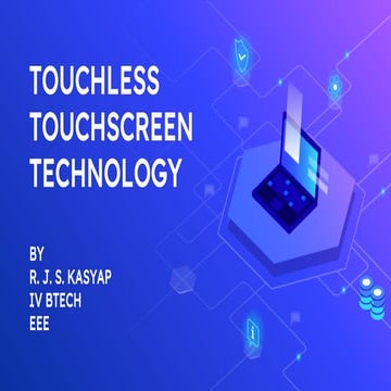 Touchless Touchscreen Technology