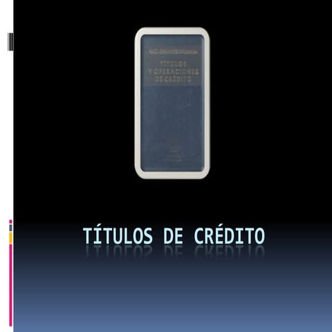 Títulos de crédito
