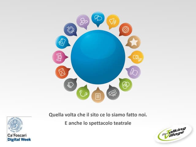 Quella volta che il sito ce lo siamo immaginati noi. E anche lo spettacolo.
