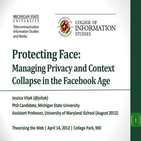 Managing Privacy and Context Collapse in the Facebook Age