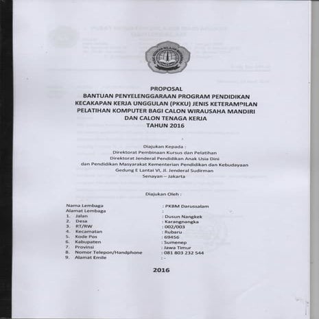 Proposal pkku | PDF