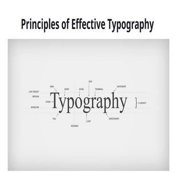 the concept of typography and its anatomy
