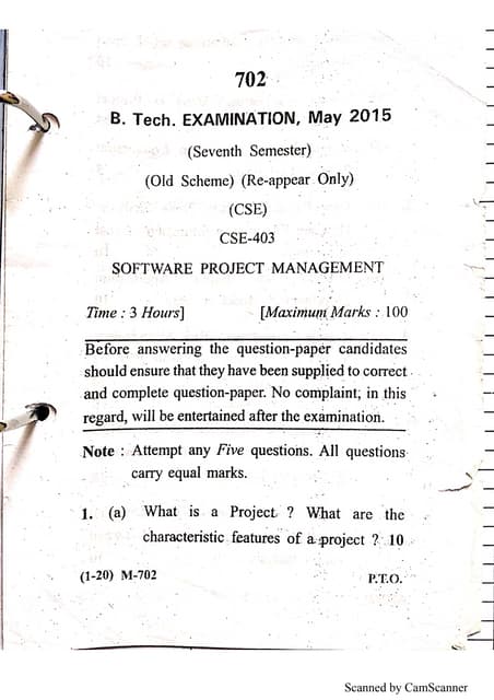 Spm previous year papers