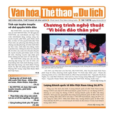 Toàn cảnh văn hóa, thể thao và du lịch - Số 1078