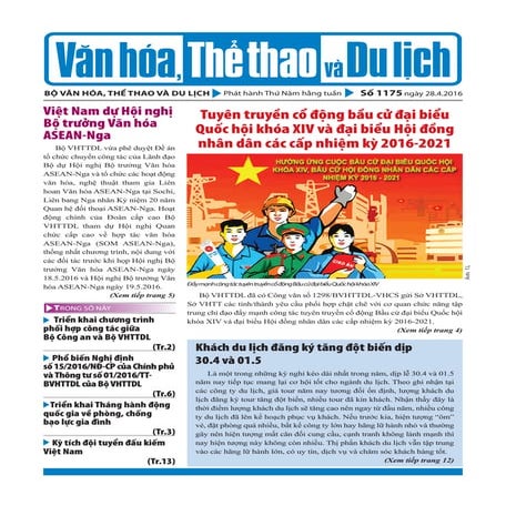 Toàn cảnh văn hóa, thể thao, du lịch - Số 1175 - vanhien.vn