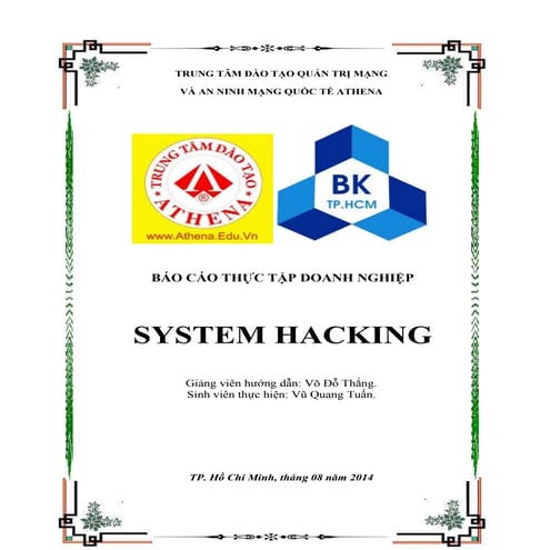 Tuan vq bao cao thuc tap_ system hacking