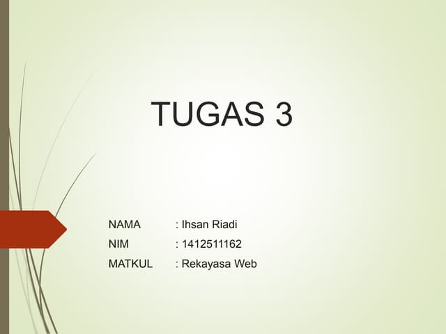Tugas 3  - ihsan riadi - 1412511162
