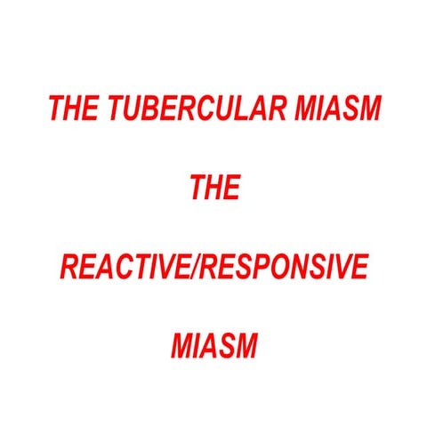 Tubercular Miasm organon of medicine ppt | PPTX