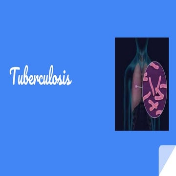 Pathophysiology of tuberculosis | PPTX