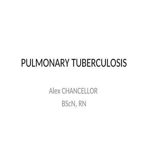 TUBERCULOSIS.ppt notes for nursing students