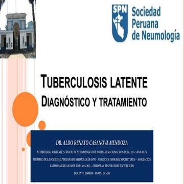 Tuberculosis latente Dr. casanova 