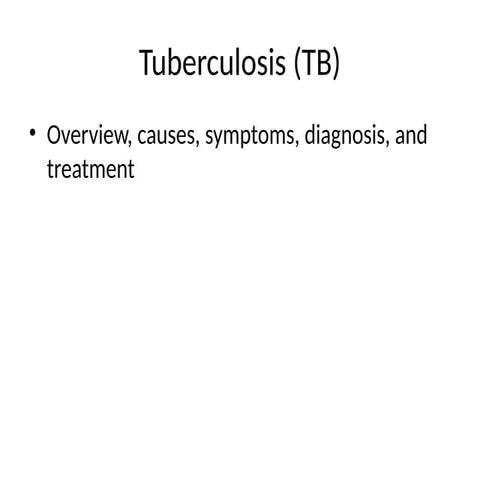 An Introduction to tuberculosis (basic things to know) .pptx