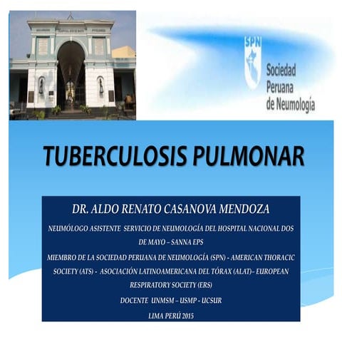 TUBERCULOSIS PULMONAR