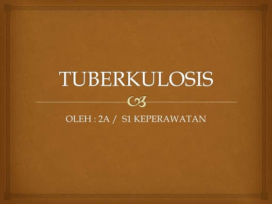 Tuberculosis | PPT