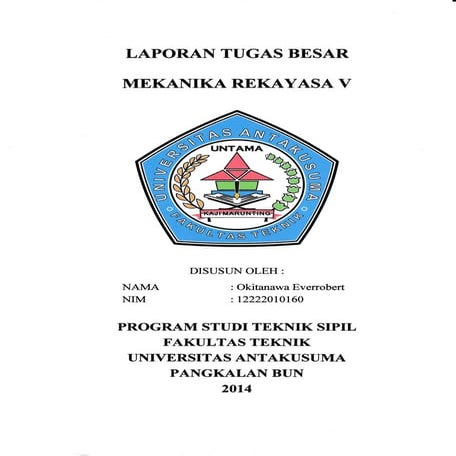 Laporan Tugas Besar Mekanika Rekayasa 5