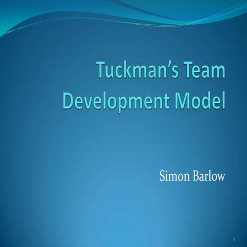 Tuckman Team Developmenton