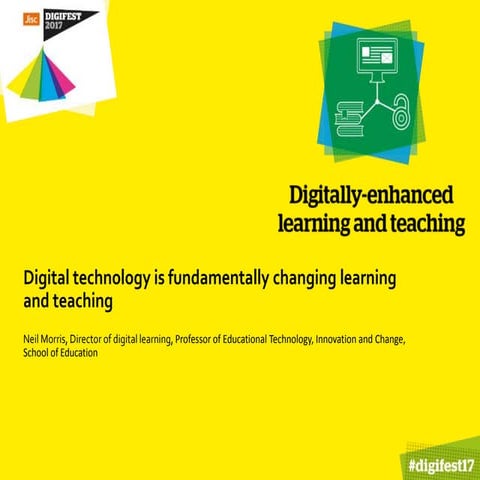 Digital technology is fundamentally changing learning and teaching in higher ...