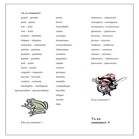Tu es comment | DOCX