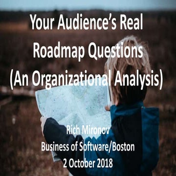 Rich Mironov (CEO, Mironov Consulting) - What To Do About Your Audience's Rea...