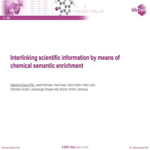 II-SDV 2015, 20 - 21 April, in Nice