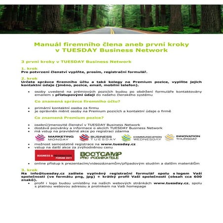 Tuesday manual firemniho_clena2011