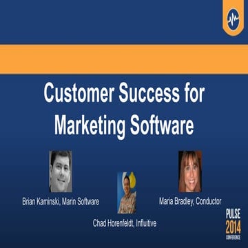 Customer Success for Marketing Software