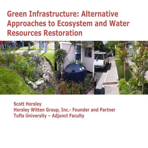 Scott Horsley, "From Gray to Green Infrastructure"