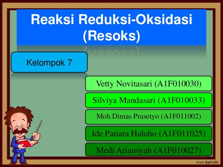 Lembar Kerja Siswa Reaksi Reduksi Oksidasi