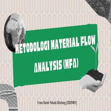 Material Flow Analysis (MFA): Konsep, Metode, dan Penerapan | PDF