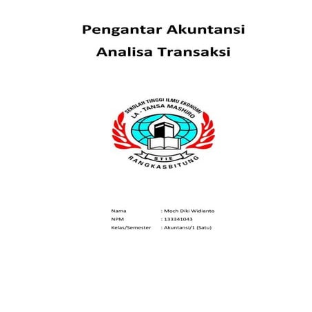 Tugas 1 analisa transaksi