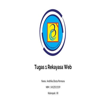 Tugas 1 rekayasa web   1412511519 - andhika desta permana