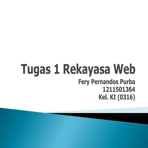 Tugas 1 rekayasa web