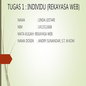 Tugas 1 (rekayasa web)