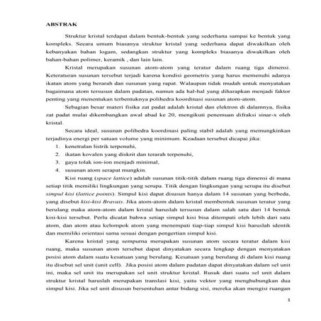 struktur kristal