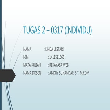 Tugas 2 – 0317 (individu)
