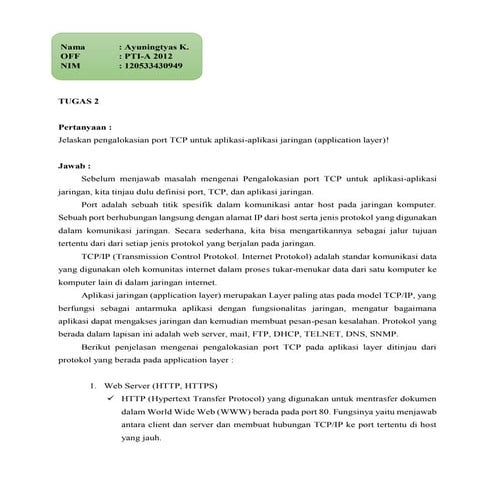 Tugas 2 [alokasi port tcp pada aplikasi jaringan]