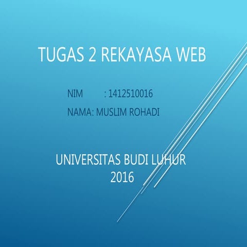 Tugas 2 rekayasa web 1412510016 | PPT
