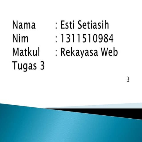 Tugas 3 matkul rekayasa web 0317