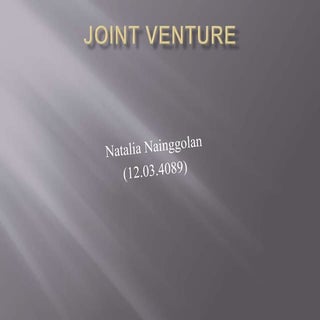 Tugas 4 = persekutuan join venture